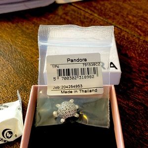 Pandora mini turtle charm